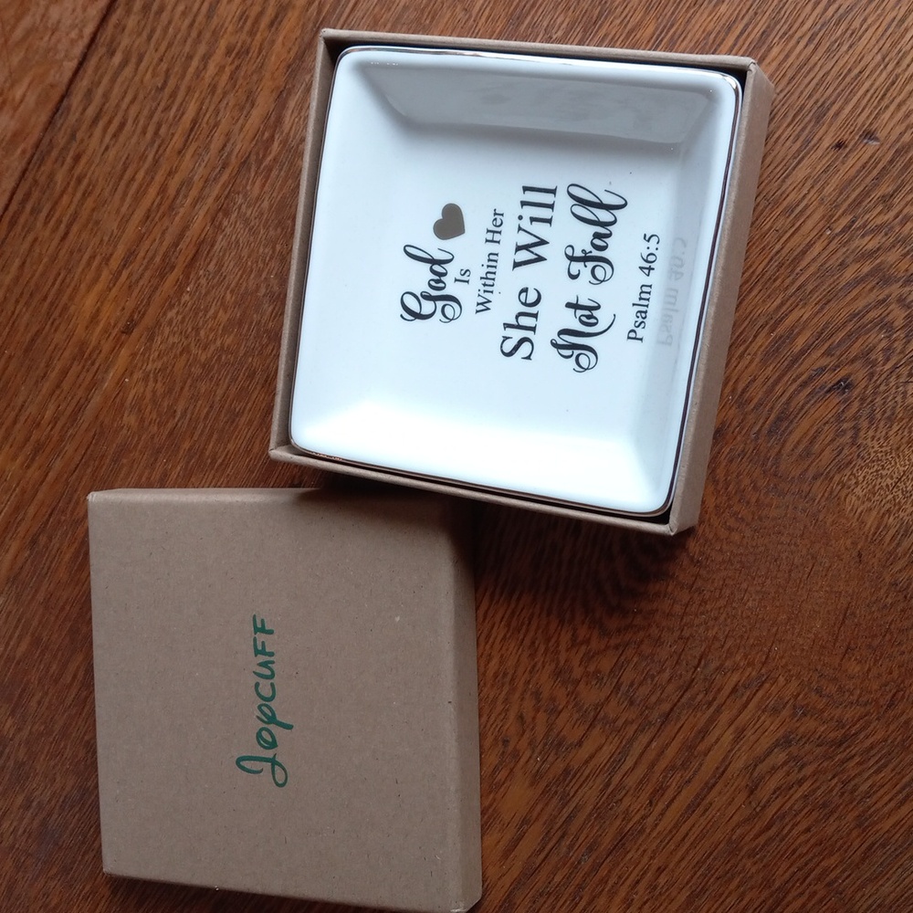 Joycuff Psalm 46:5 Trinket Dish